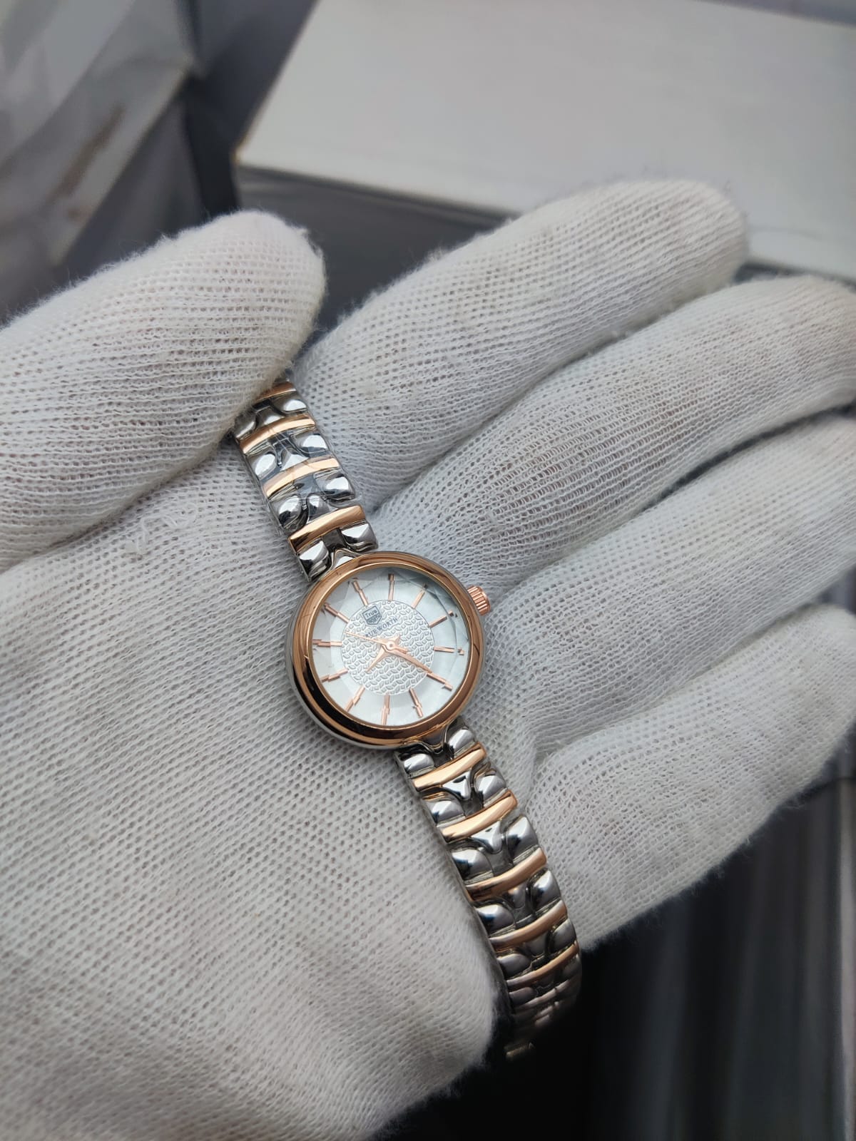 Luxury Women’s Two-Tone Round Dial Bracelet Watch